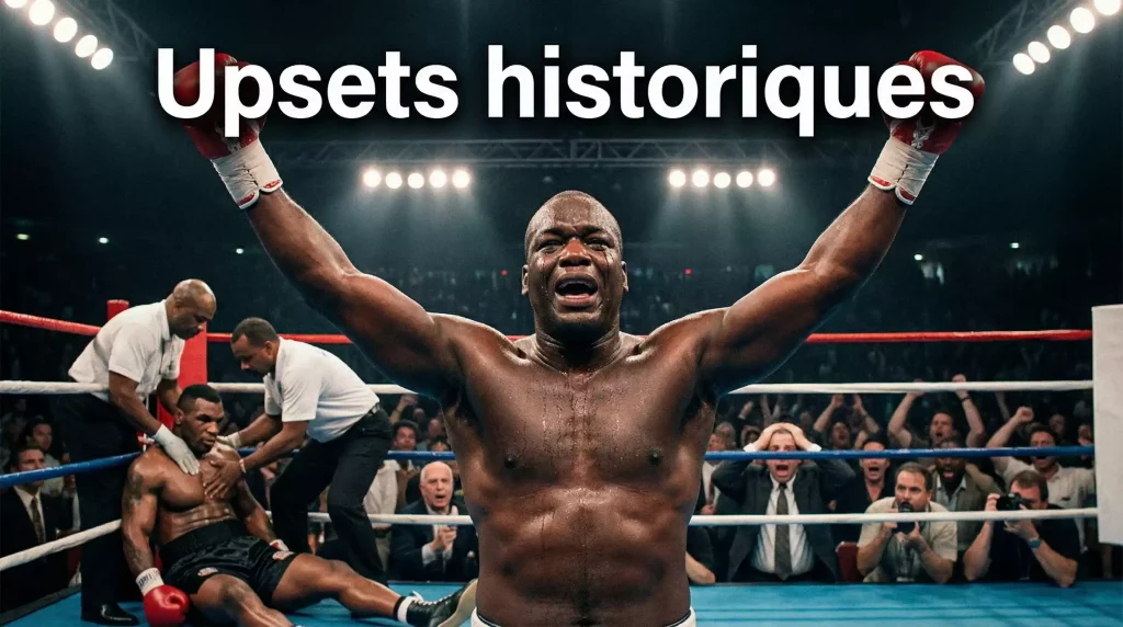 Upsets historiques boxe — victoire surprise d
